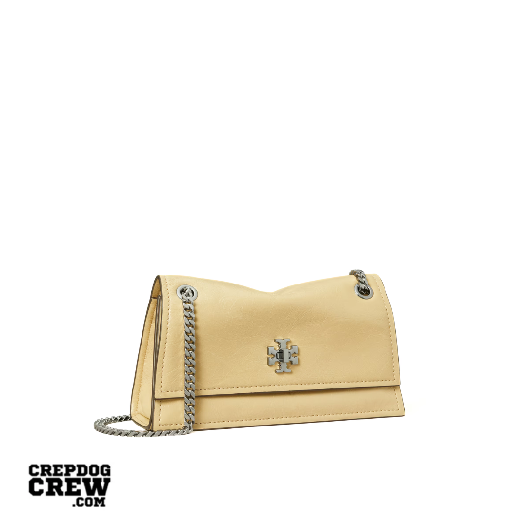 TORY BURCH MINI KIRA TURNLOCK SHOULDER BAG praline