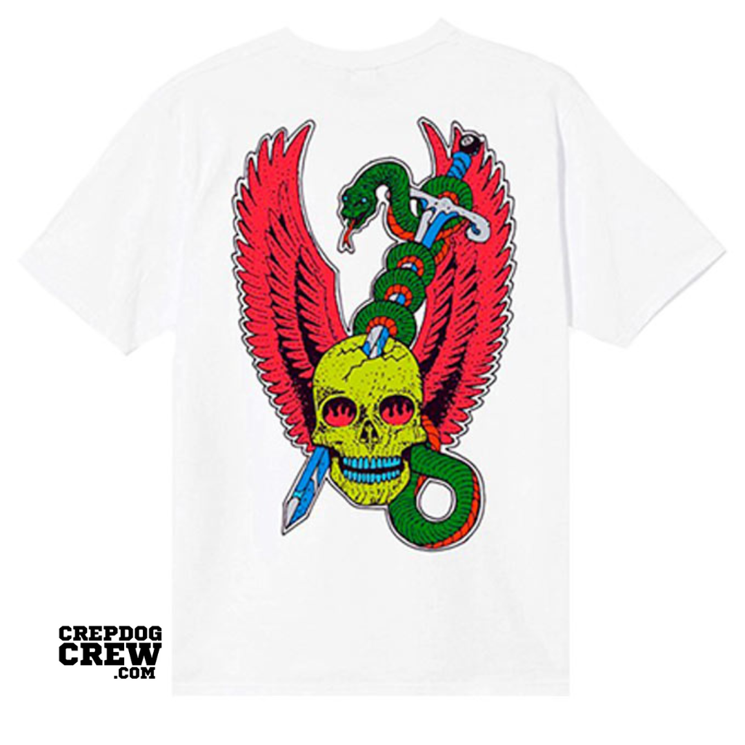 STUSSY SNAKE BITE TEE WHITE