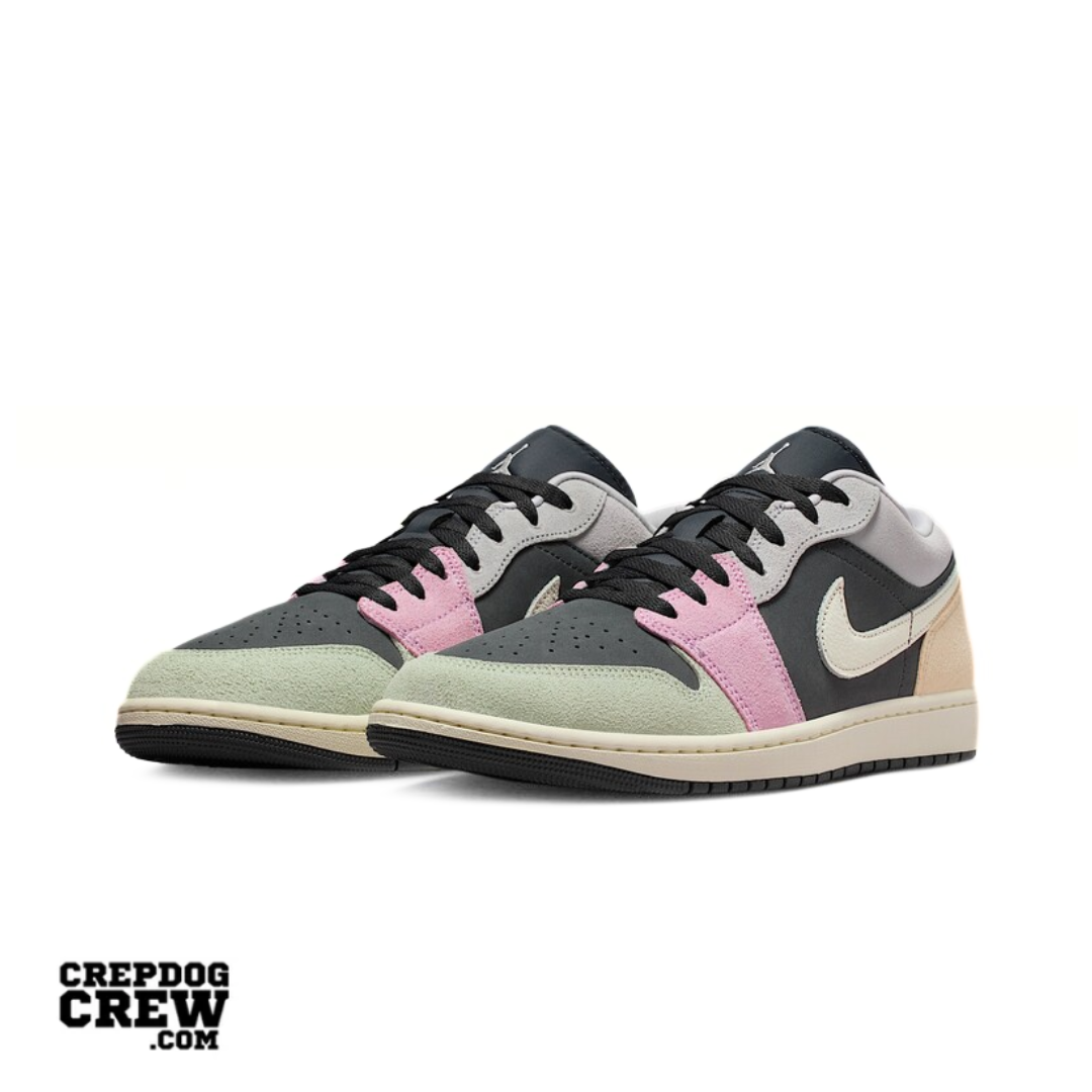 Air Jordan 1 Low Black Pastels