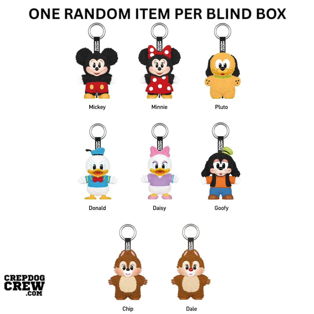 Pop Mart Disney Mickey Family Together Series Plush Keychain Sealed Case (PACK OF 1)