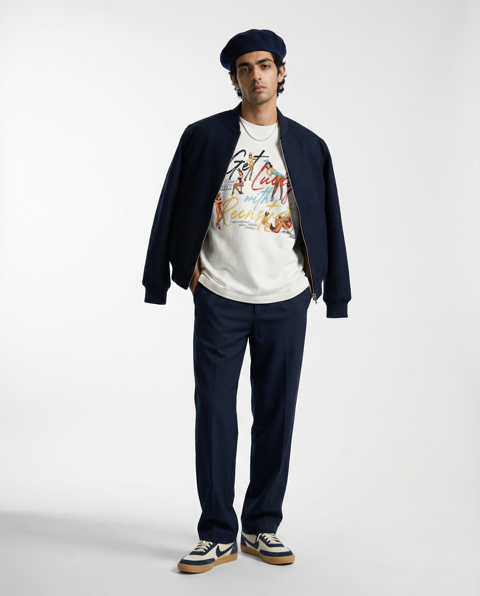 Get Lucky T-shirt - White