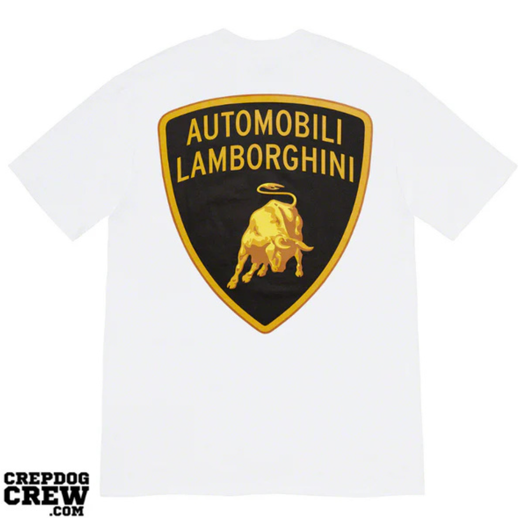Supreme Automobili Lamborghini Tee White
