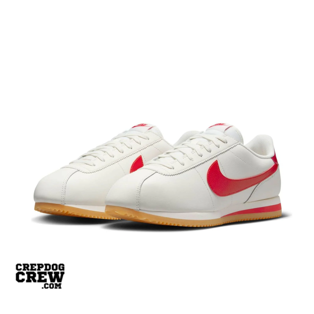 Nike Cortez Leather Sail Gum Yellow University Red