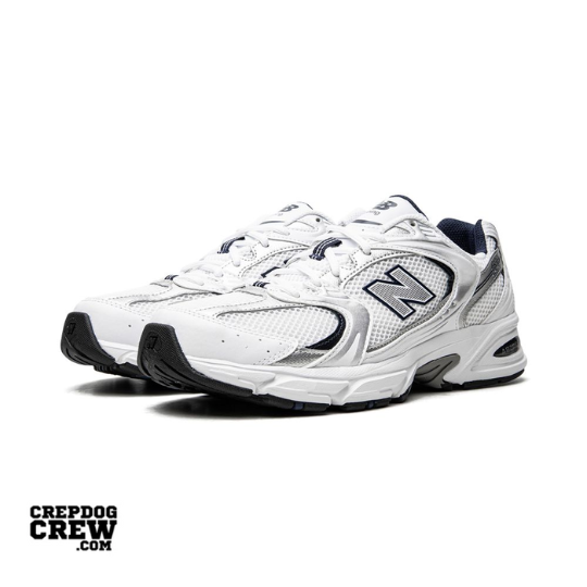New Balance 530 White Silver Navy