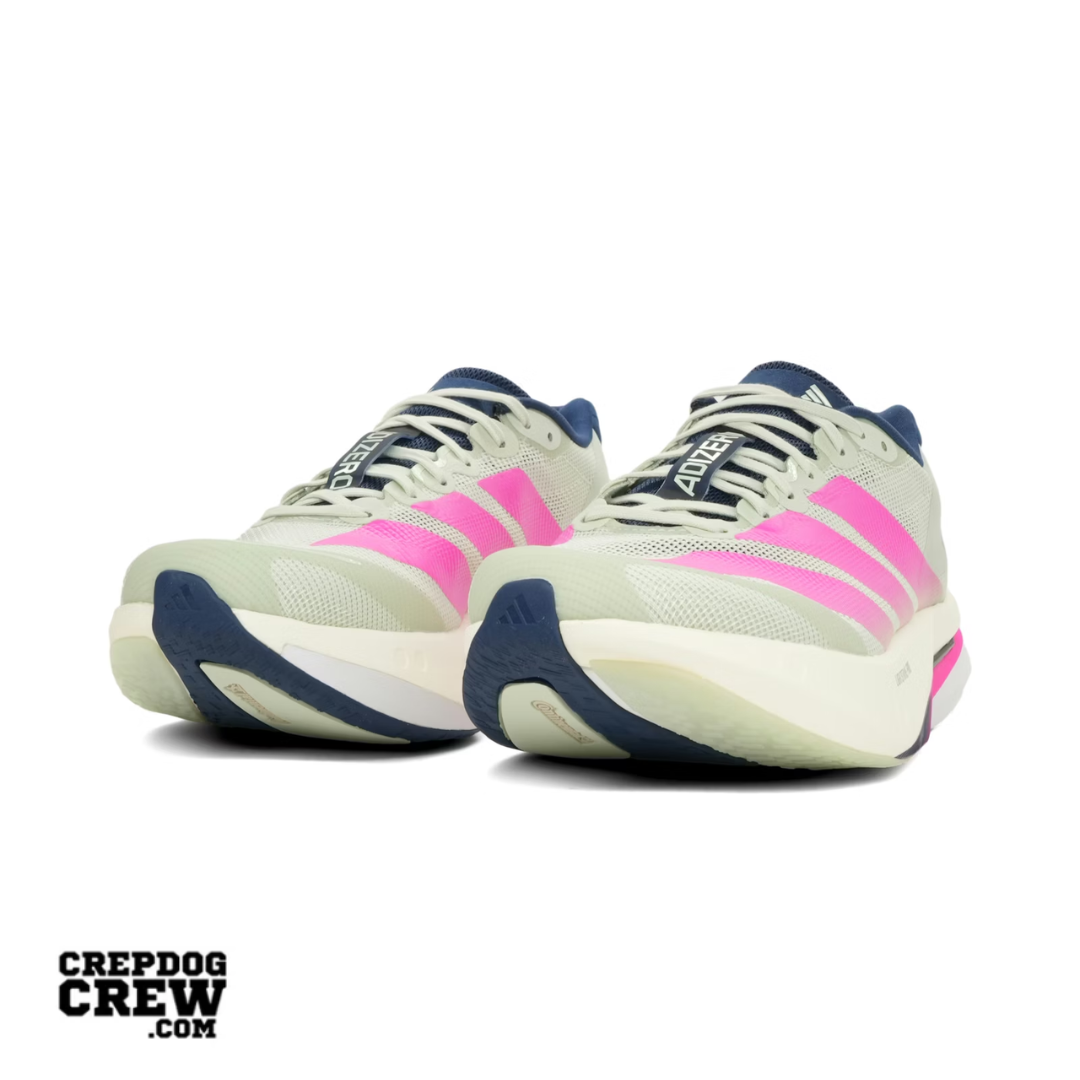 adidas Adizero Boston 13 Linen Green Shock Pink