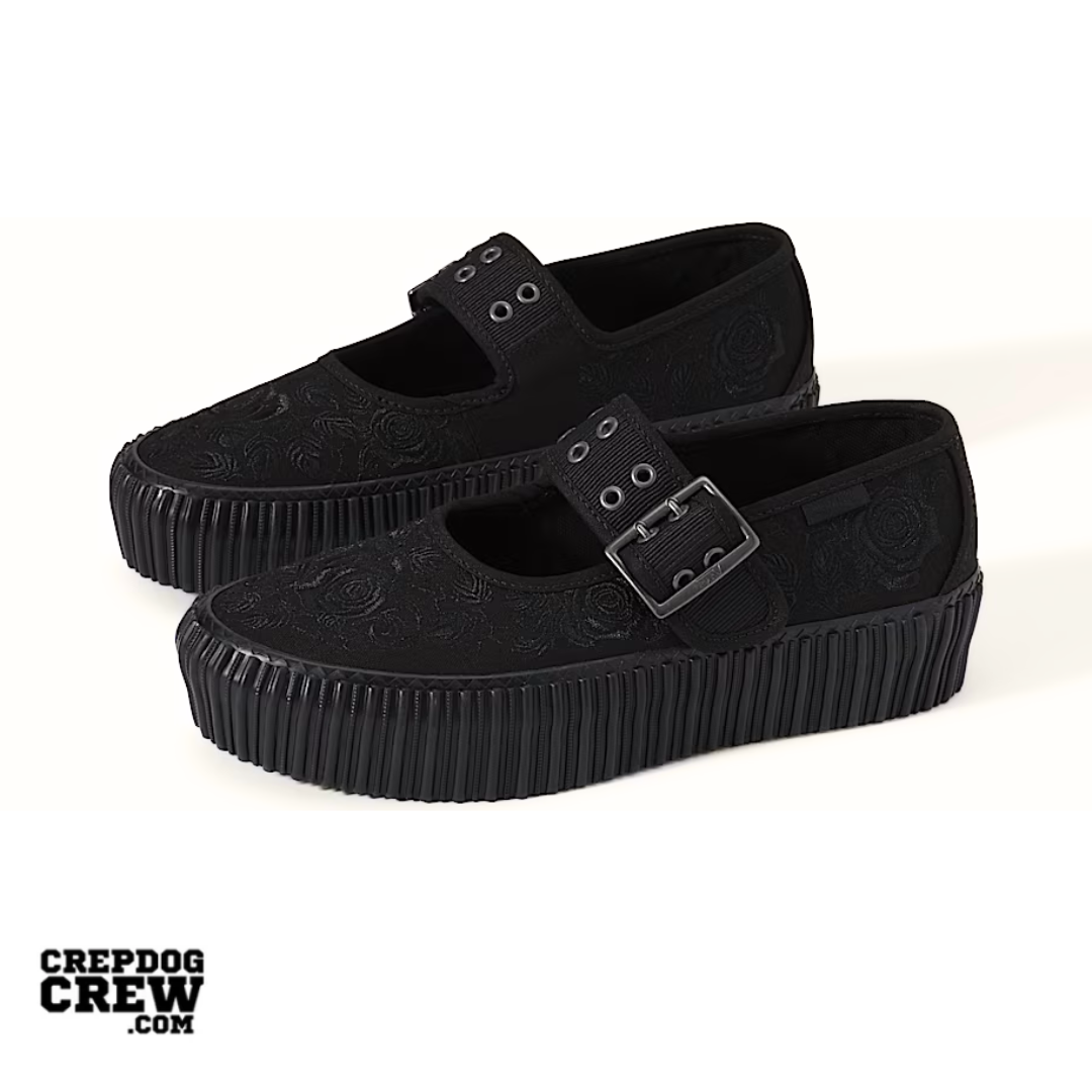 Mary Jane Creeper Shoe Spooky Black