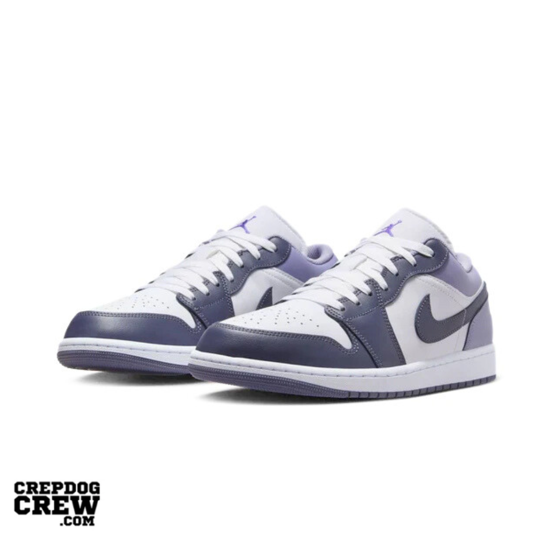 Jordan 1 Low White Purple