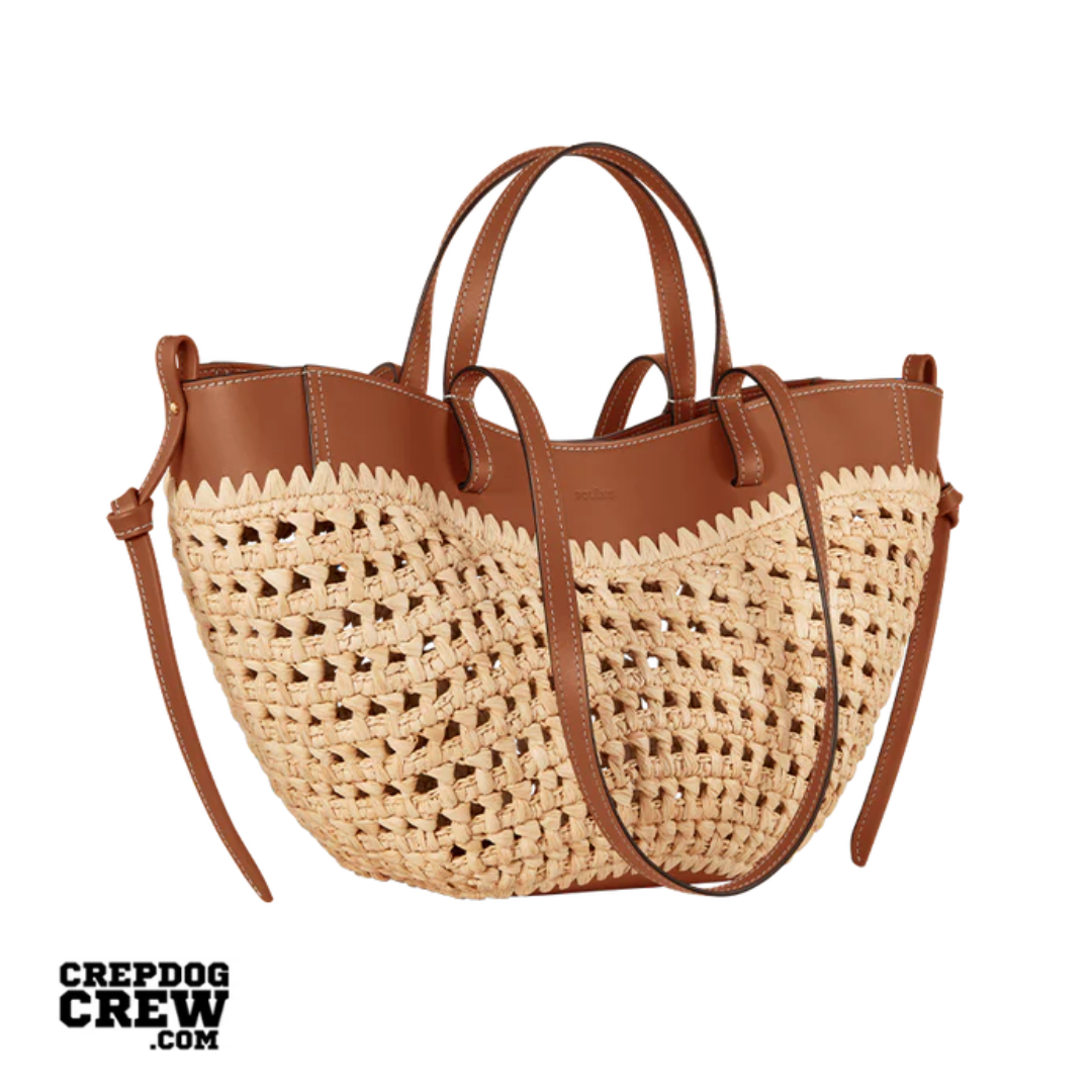 polene Cyme Mini Edition Raffia