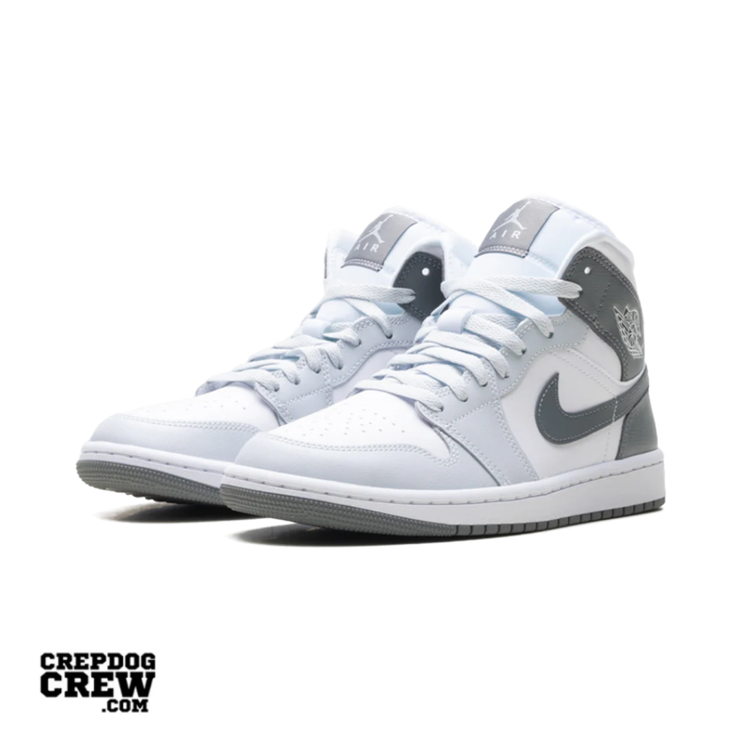 Jordan 1 Mid White Smoke Grey (W)