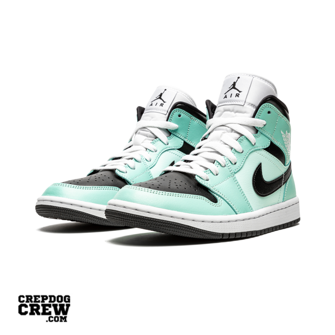 Jordan 1 Mid Aqua Blue Tint (W)