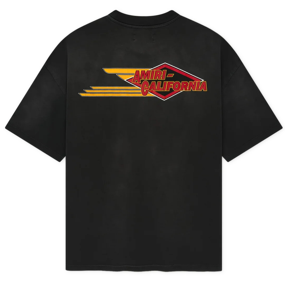 AMIRI EAGLE OVERSIZED TEE BLACK