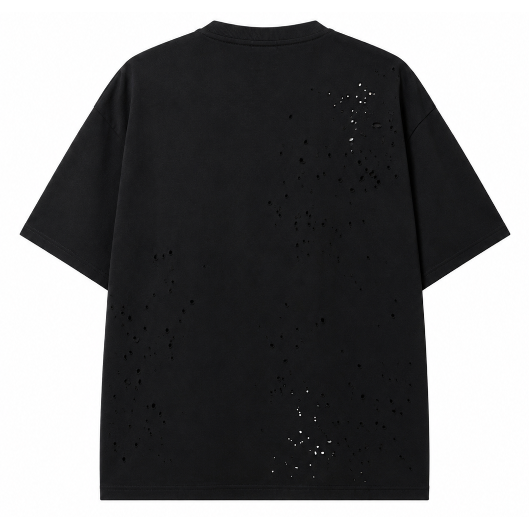 AMIRI HOLLYWOOD SHOTGUN Tee BLACK