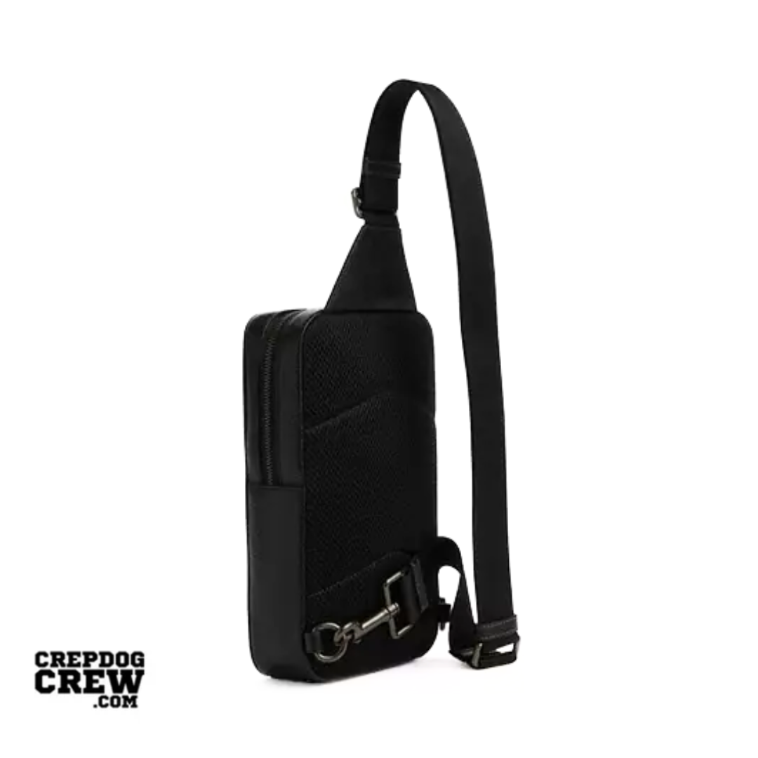 Coach Sullivan Pack In Signature Canvas Gunmetal Tan Black