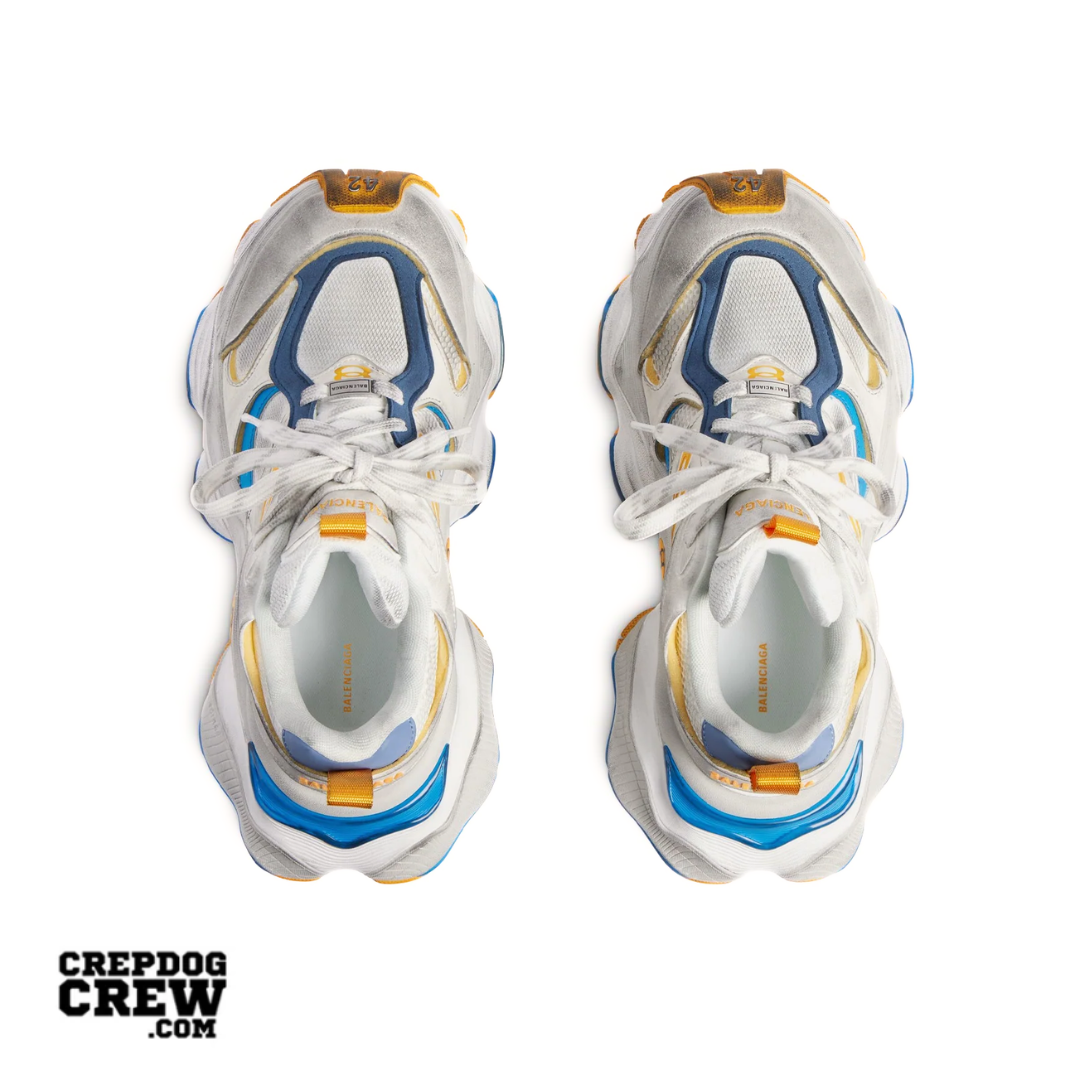 Balenciaga Cargo Worn-Out White Orange Blue