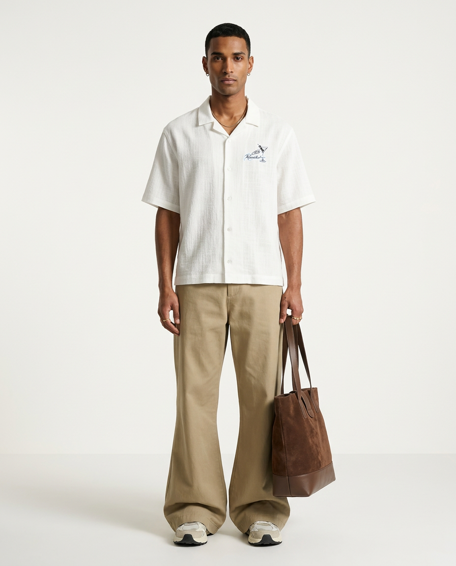 Elevat4 - Linen Shirt white