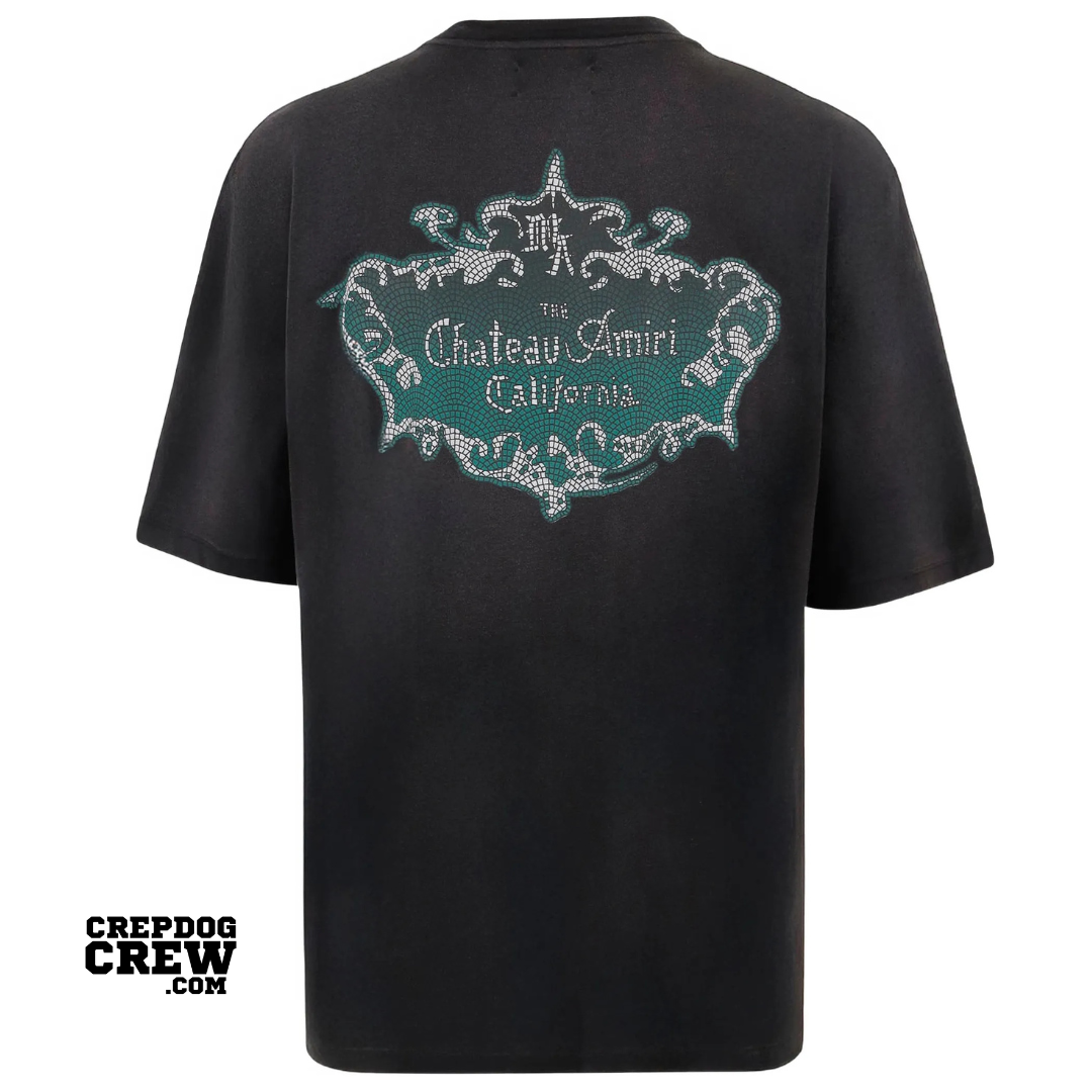 AMIRI CHATEAU CREST TEE BLACK