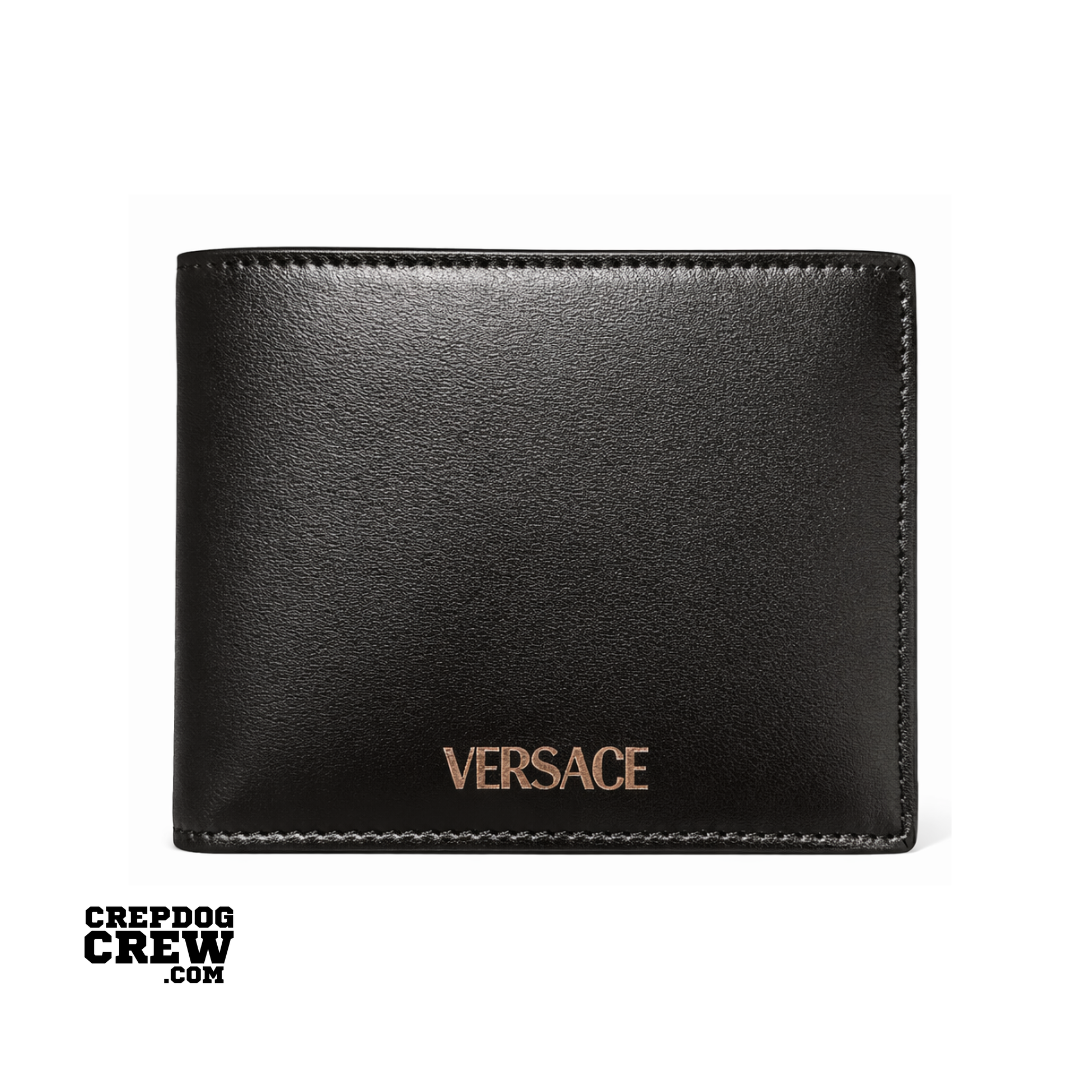 VERSACE BIFOLD WALLET BLACK