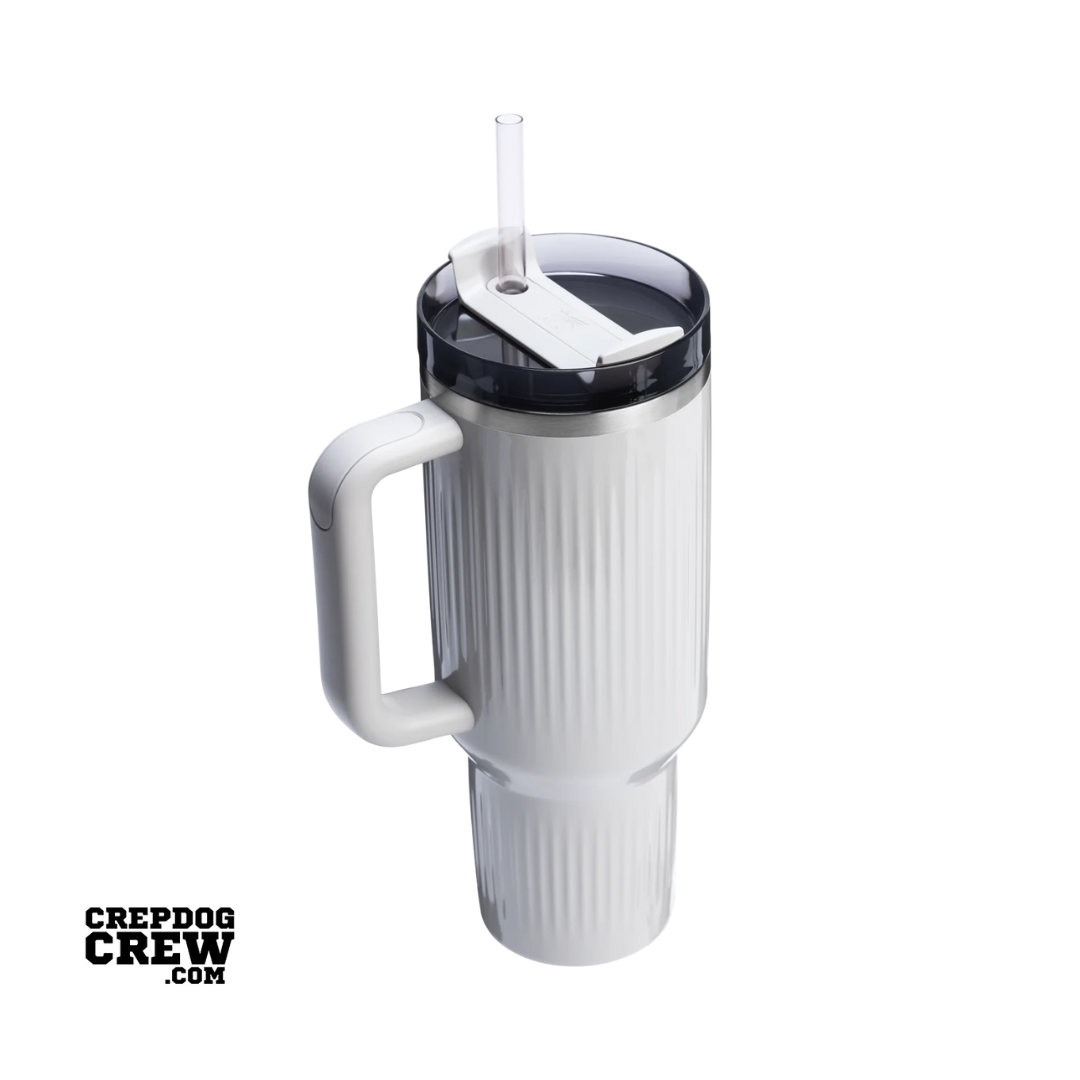 STANLEY TUMBLER Mug FlowState Fluted Ash Gloss 40 Oz