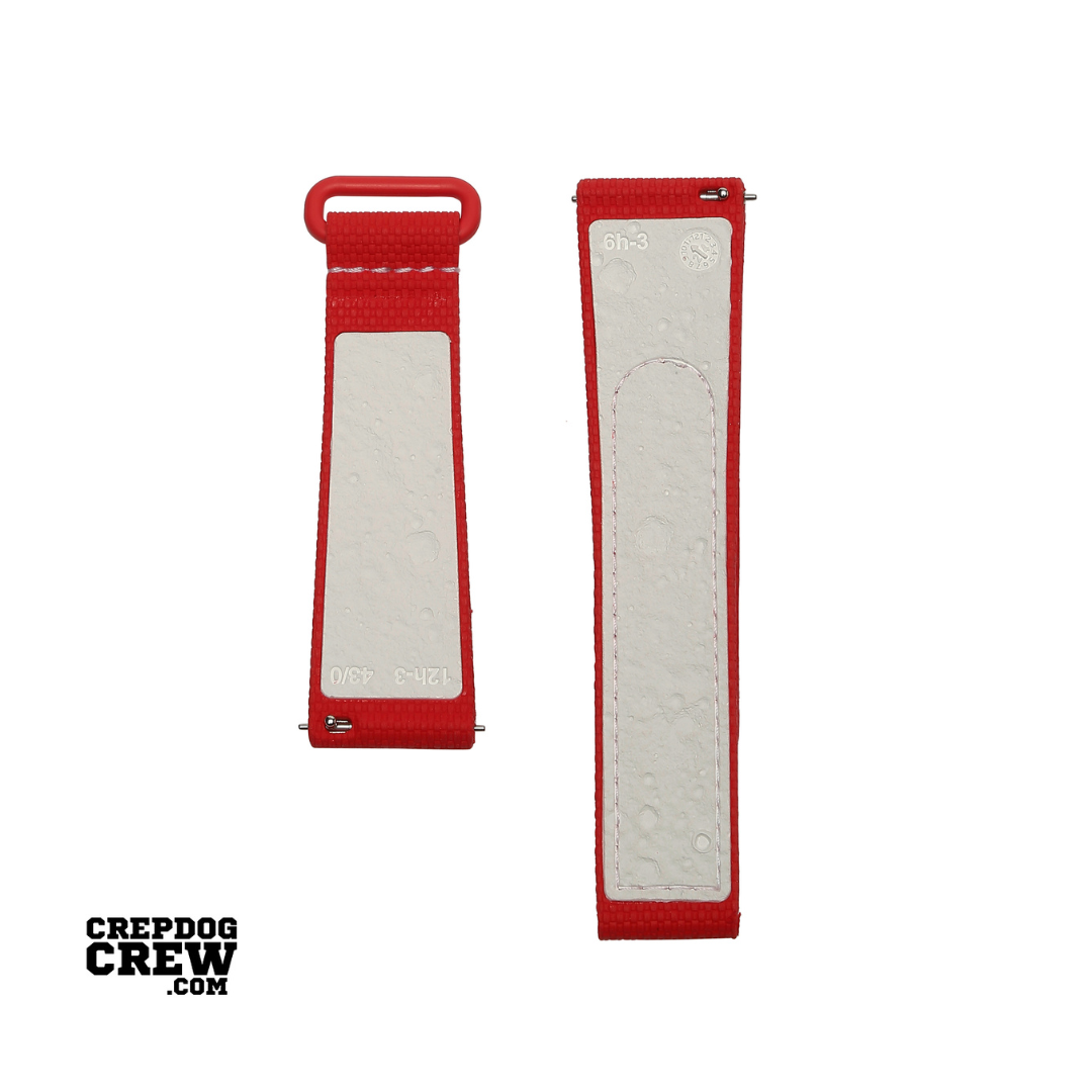 Swatch x Omega Bioceramic Moonswatch Red White Straps