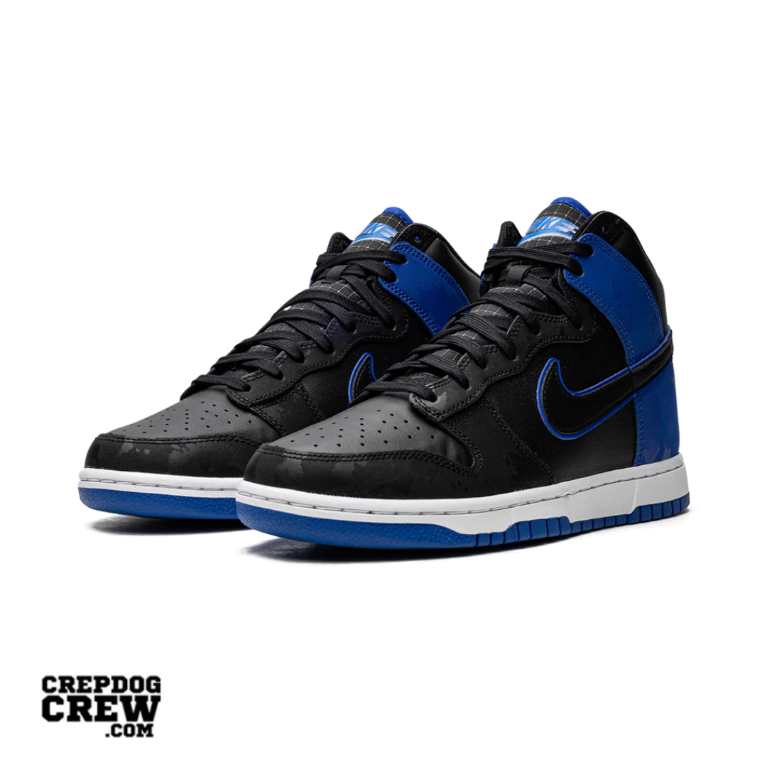 Nike Dunk High SE Camo Black Royal
