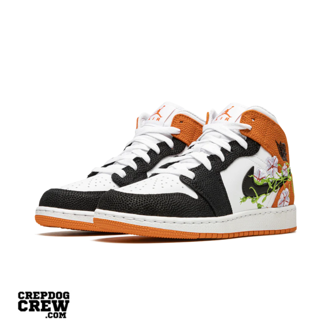 Jordan 1 Mid SE Basketball Blossom (GS)