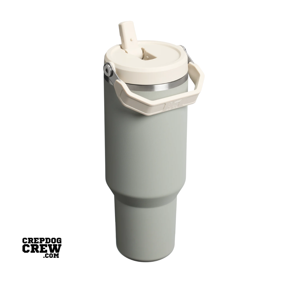 STANLEY Tumbler Mug IceFlow Flip Straw Sage Grey 40 Oz