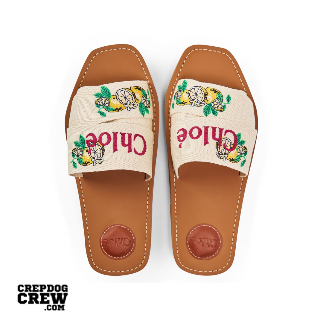 CHLOE WOODY MULE CITRUS YELLOW