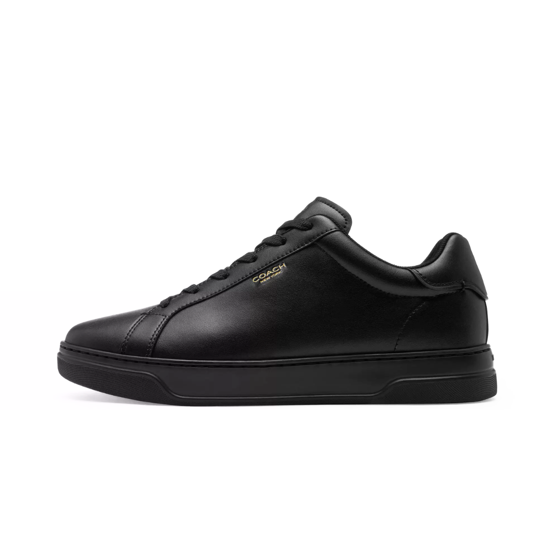 COACH High Line Sneaker smooth leather BlacK
