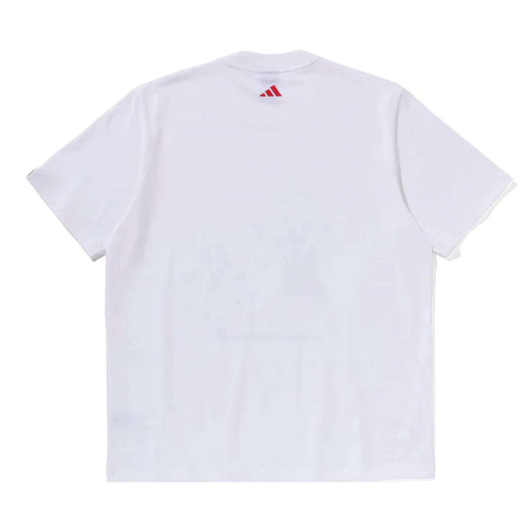 BAPE X ADIDAS DAME BABY MILO TEE WHITE