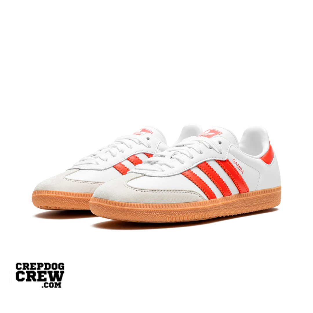 adidas Samba OG White Solar Red Gum (W)