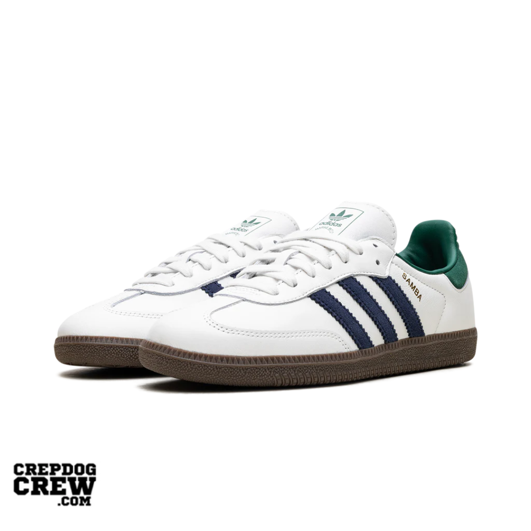 adidas Samba OG Black White Collegiate Green