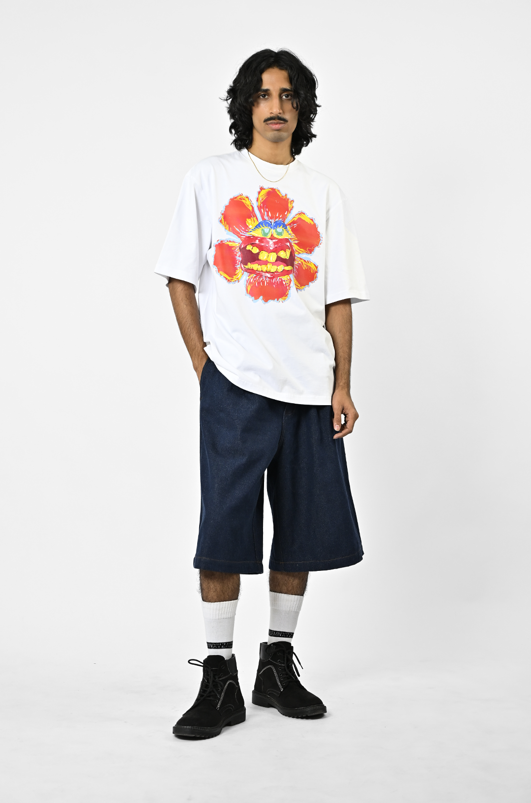 Bright orange expressions t-shirt