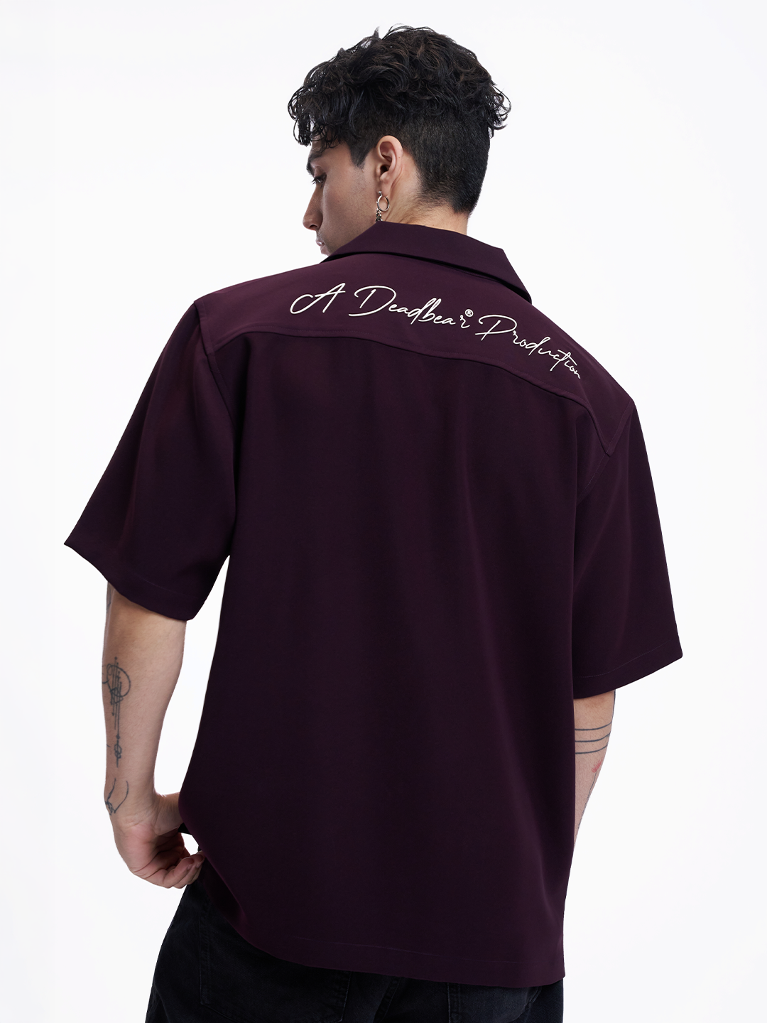 Bowling Shirt Deep Plum