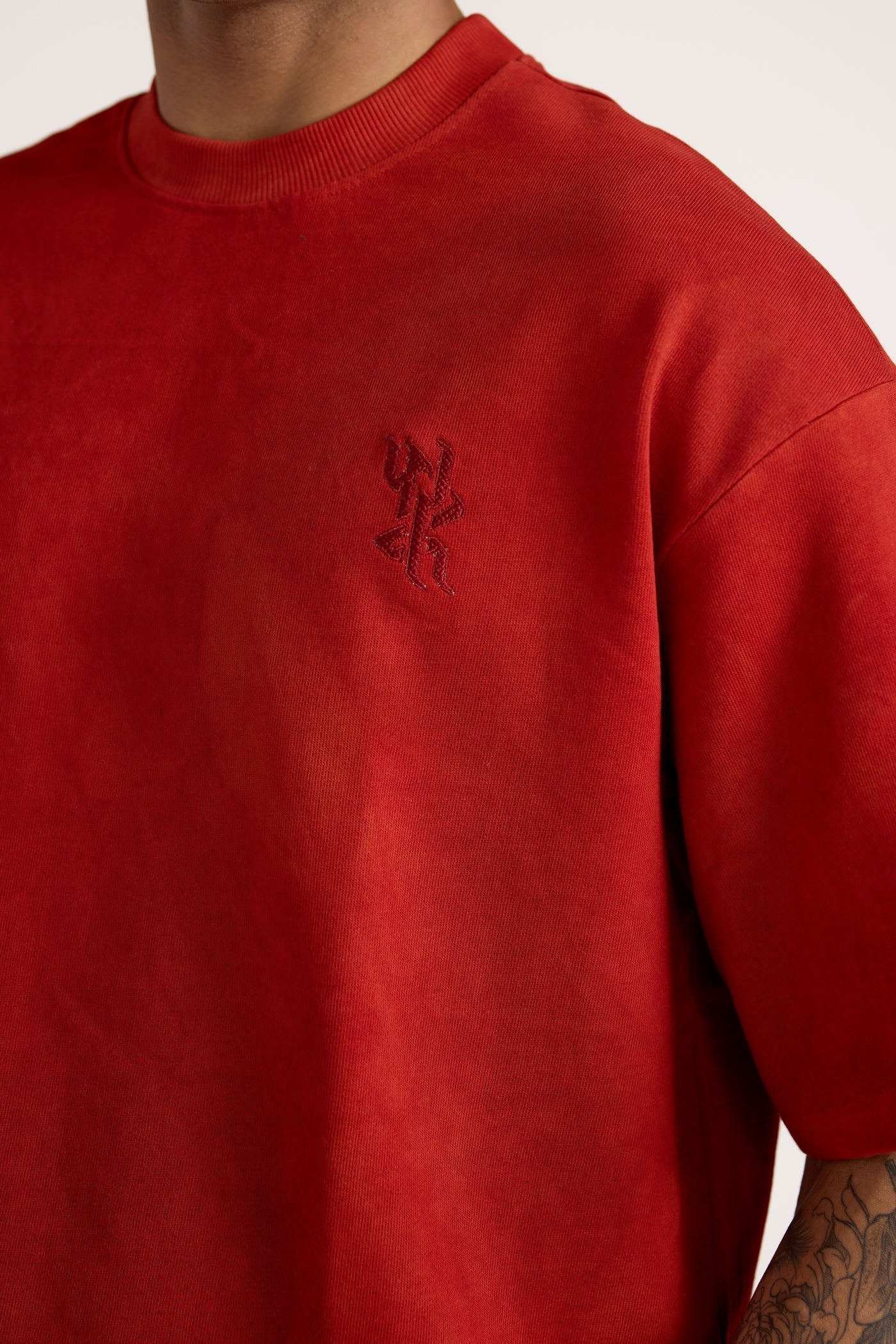 Basics Red Bagru T-shirt