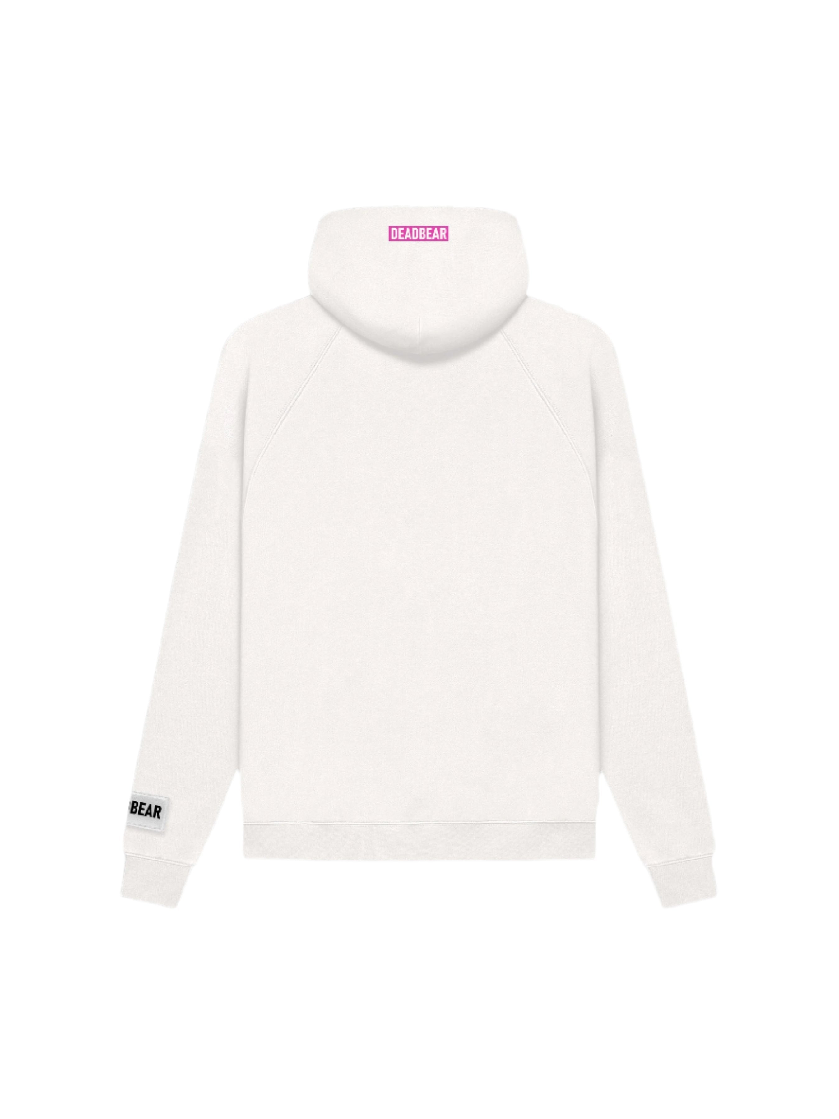 Cream White Graphic Hoodie