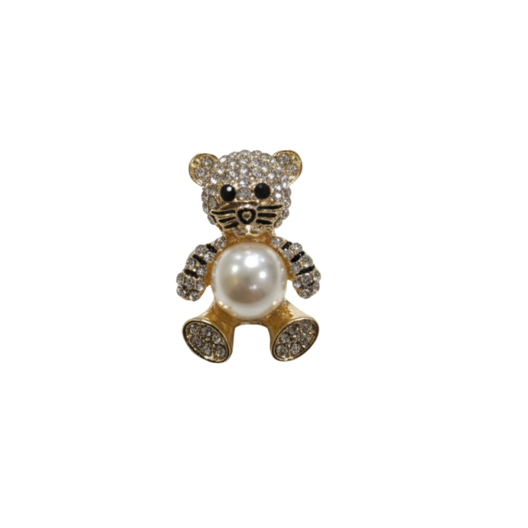 KNOTTY Pearl Teddy bear sneaker charm premium white pearl shoe charm Nike Jordan India
