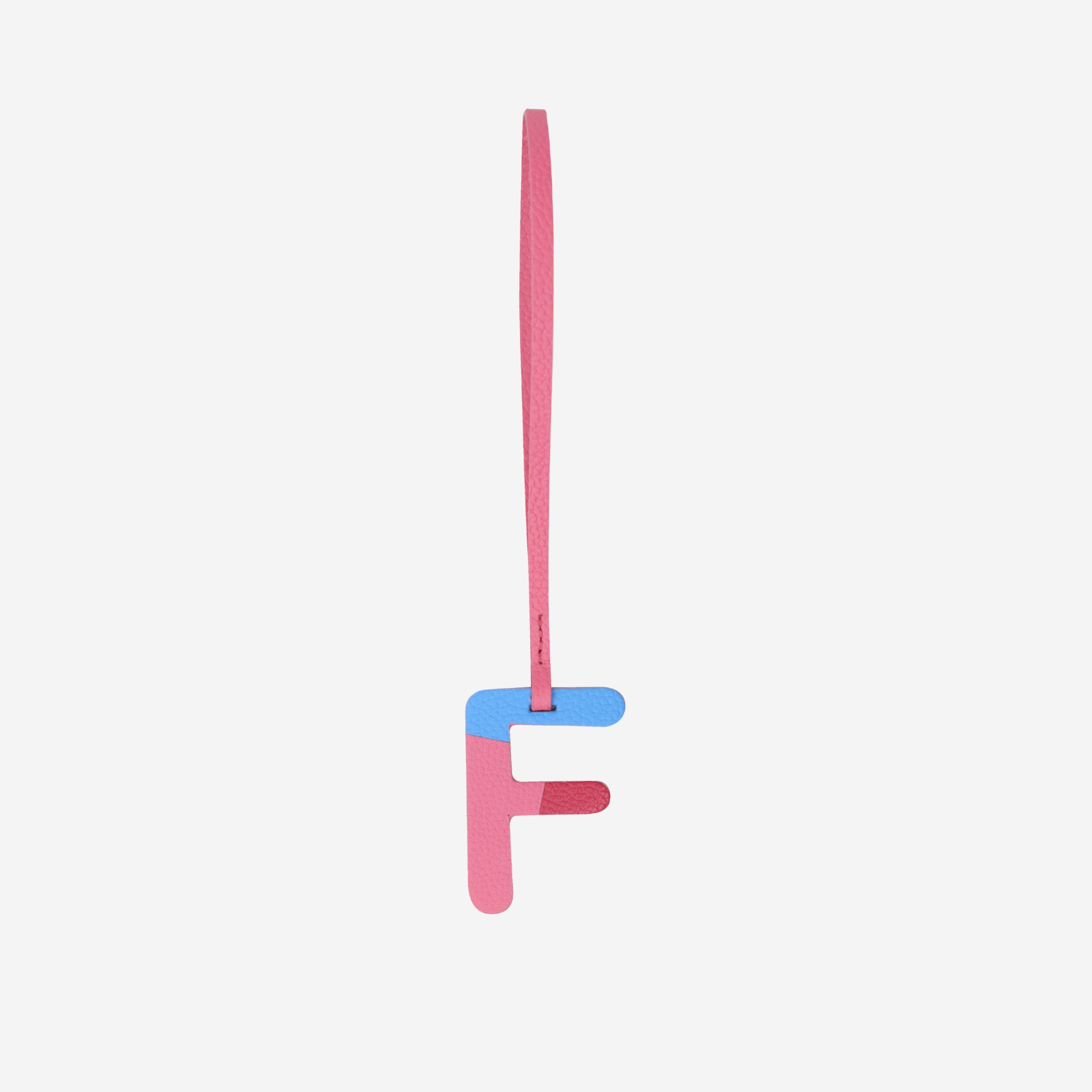 Alphabet Pink Bag Charm