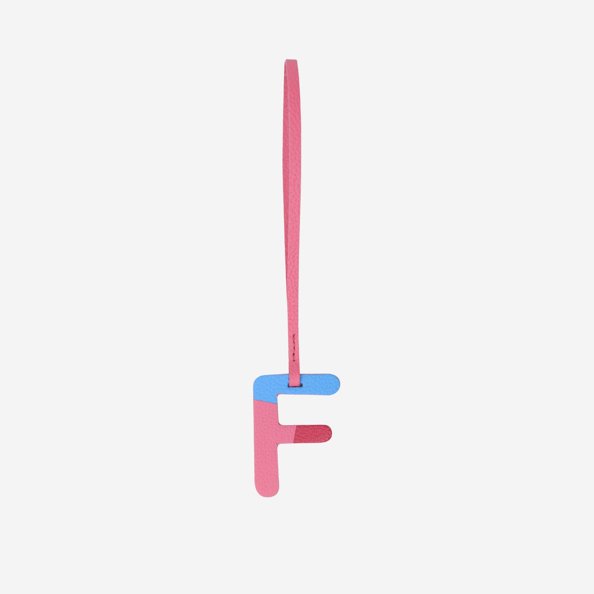 Alphabet Pink Bag Charm