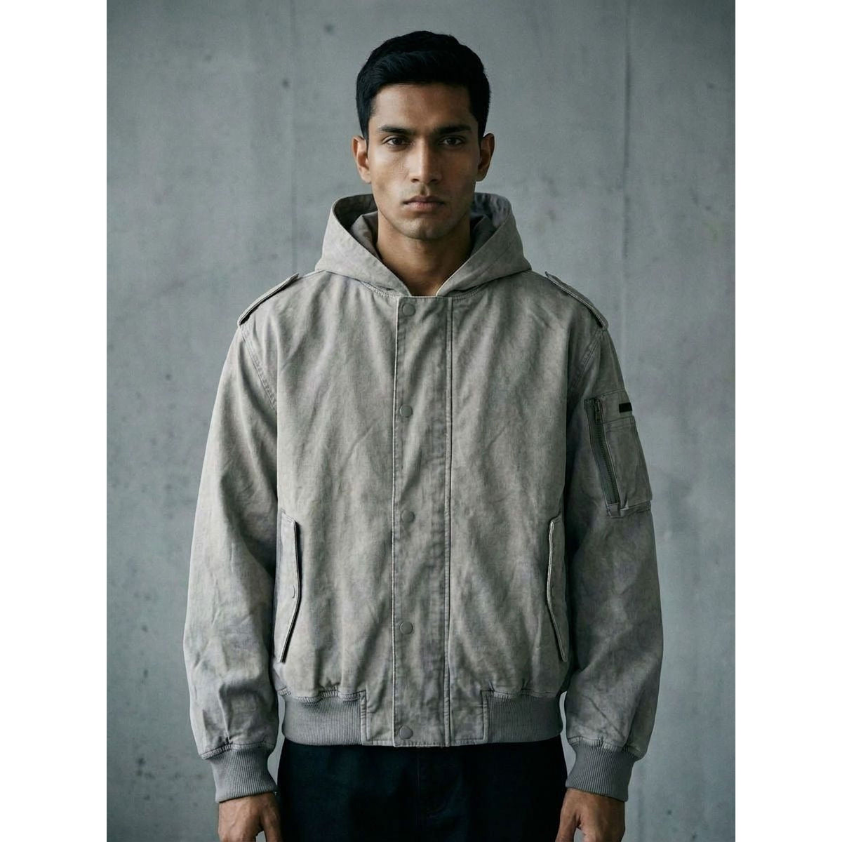 FIELD BOMBER JACKET - STONE