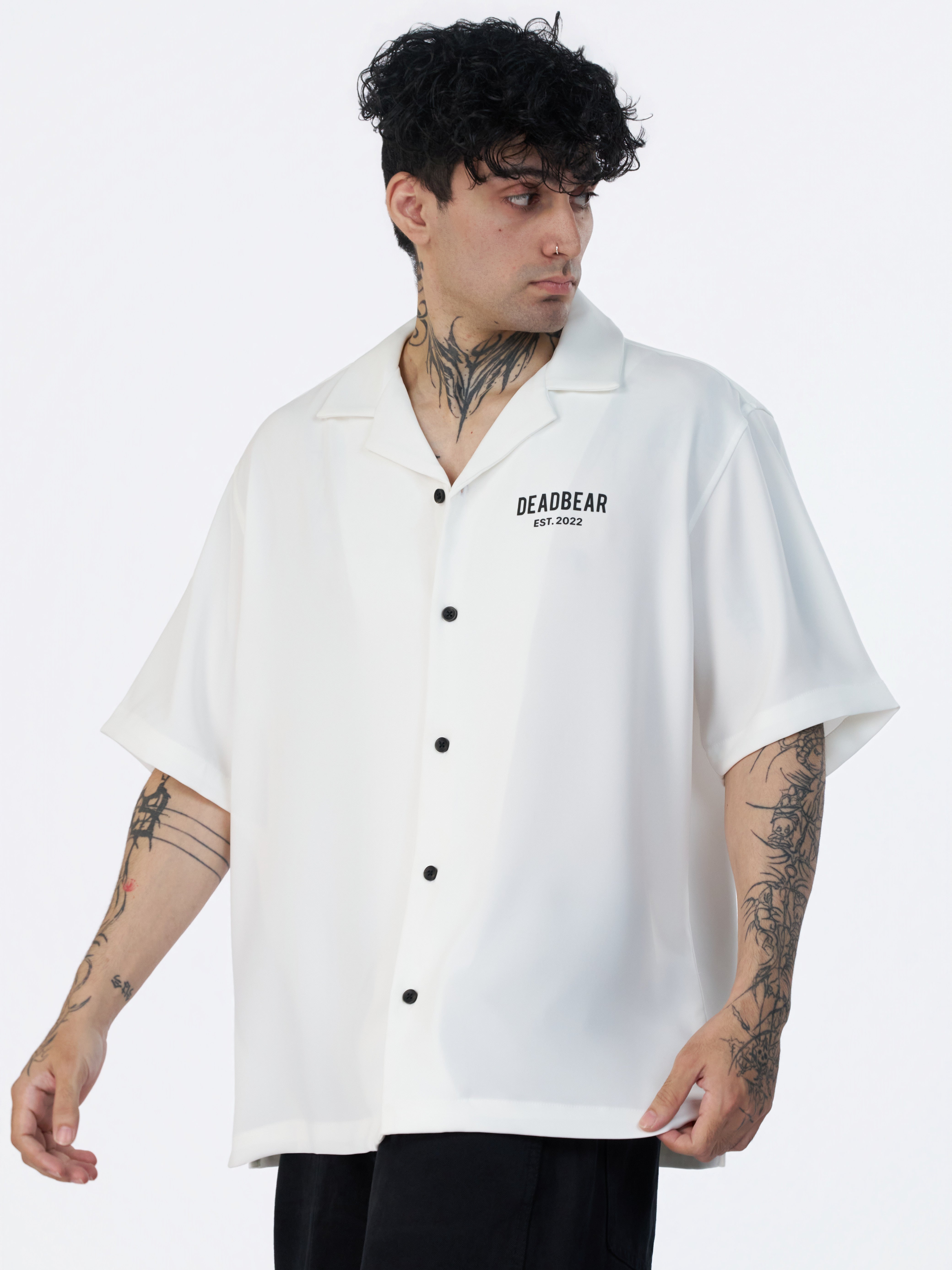 Bowling Shirt White