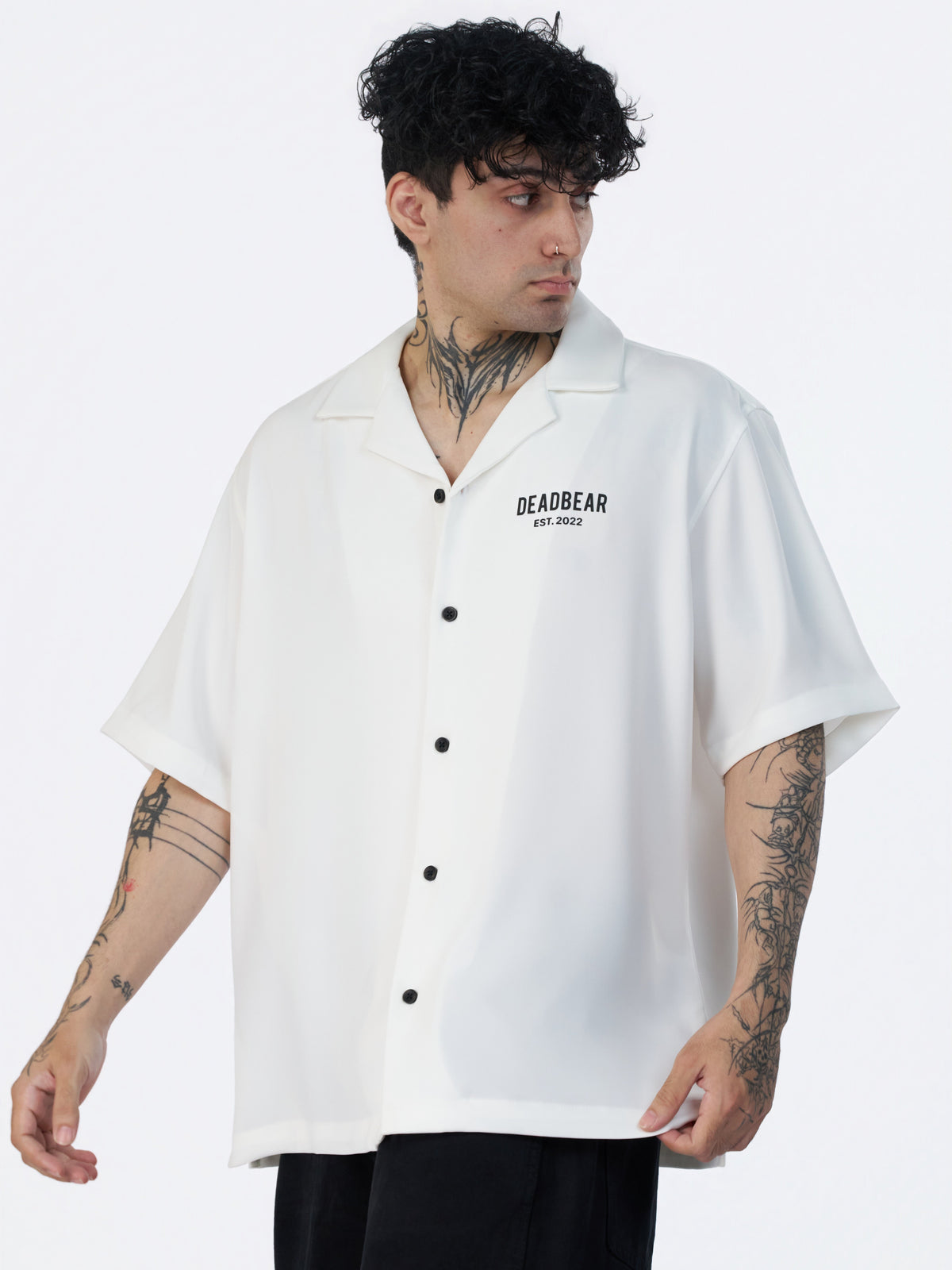 Bowling Shirt White