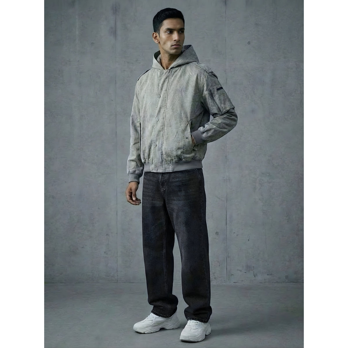 FIELD BOMBER JACKET - STONE