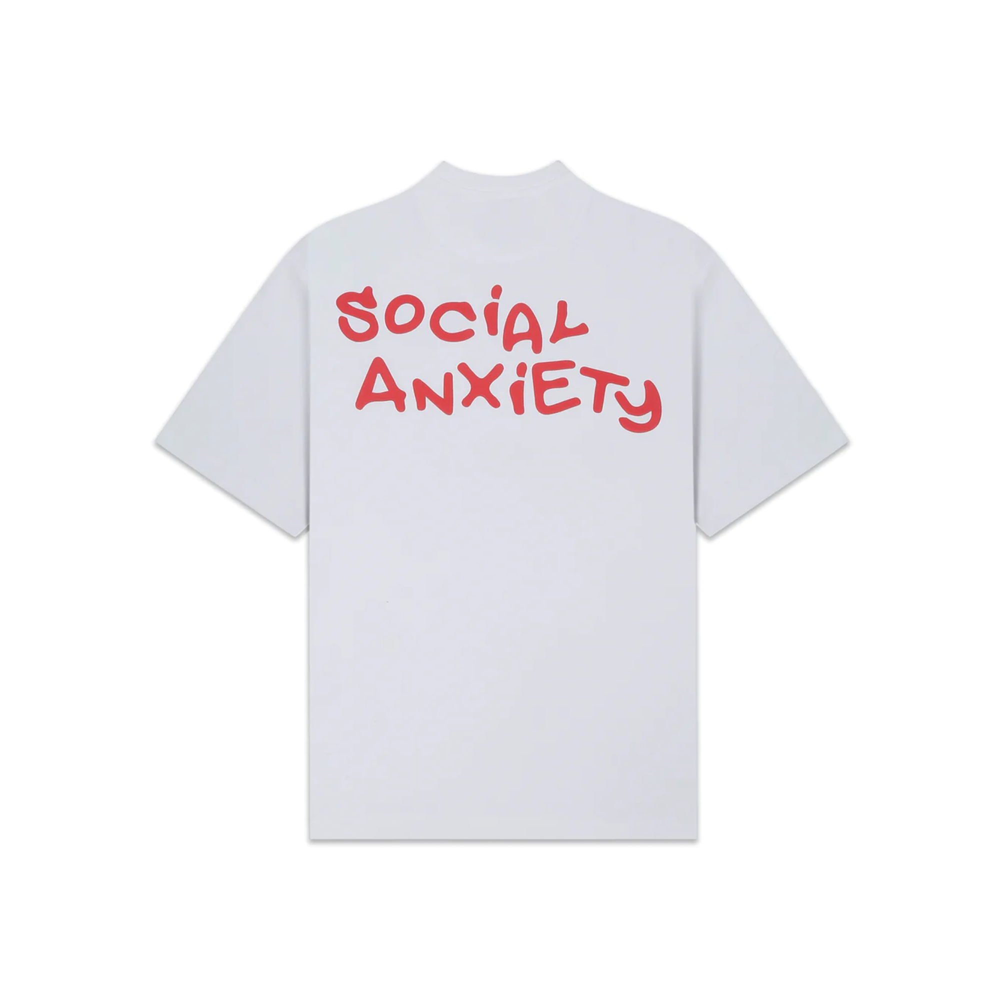 TOO SOBER & SOCIAL ANXIETY WHITE T-SHIRT