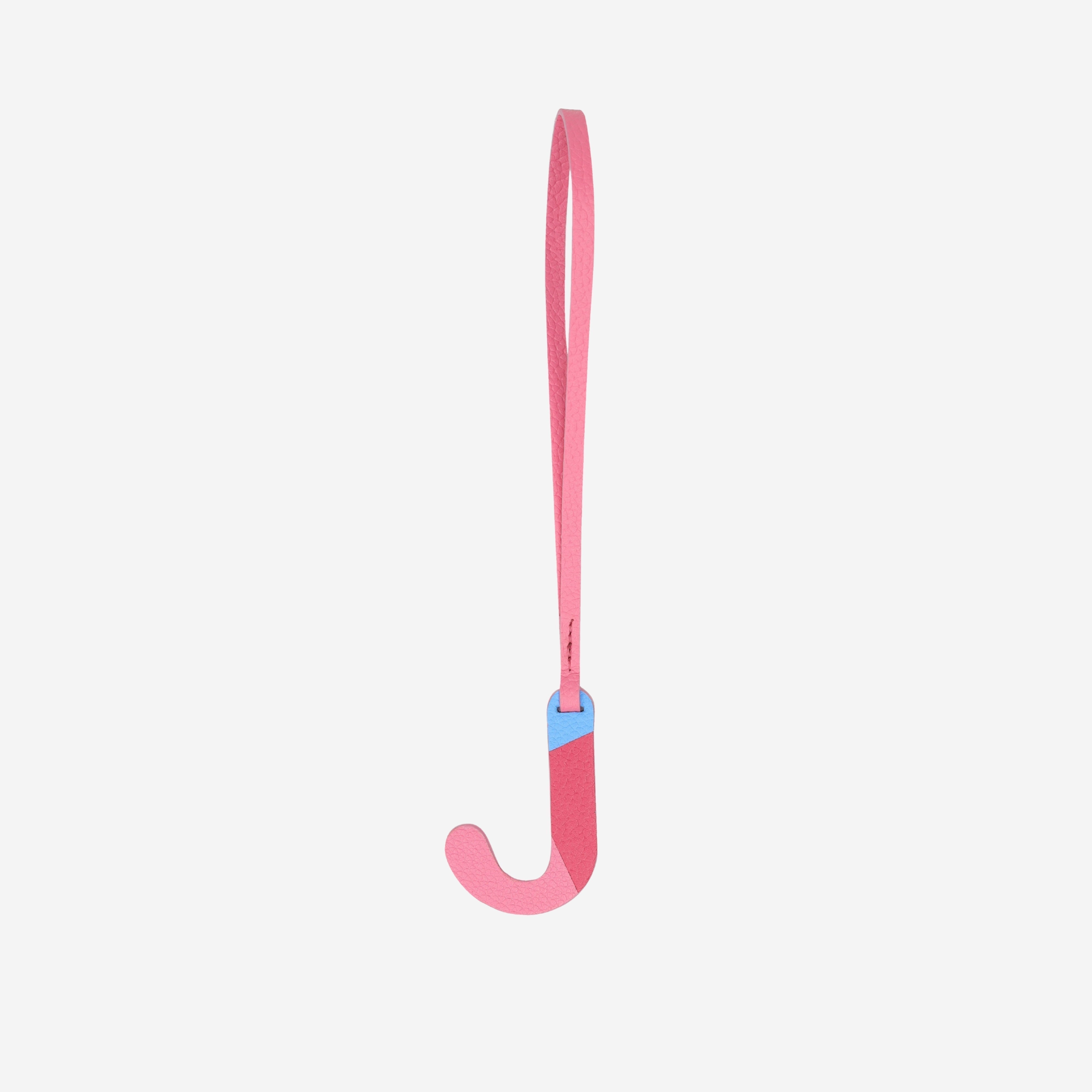 Alphabet Pink Bag Charm