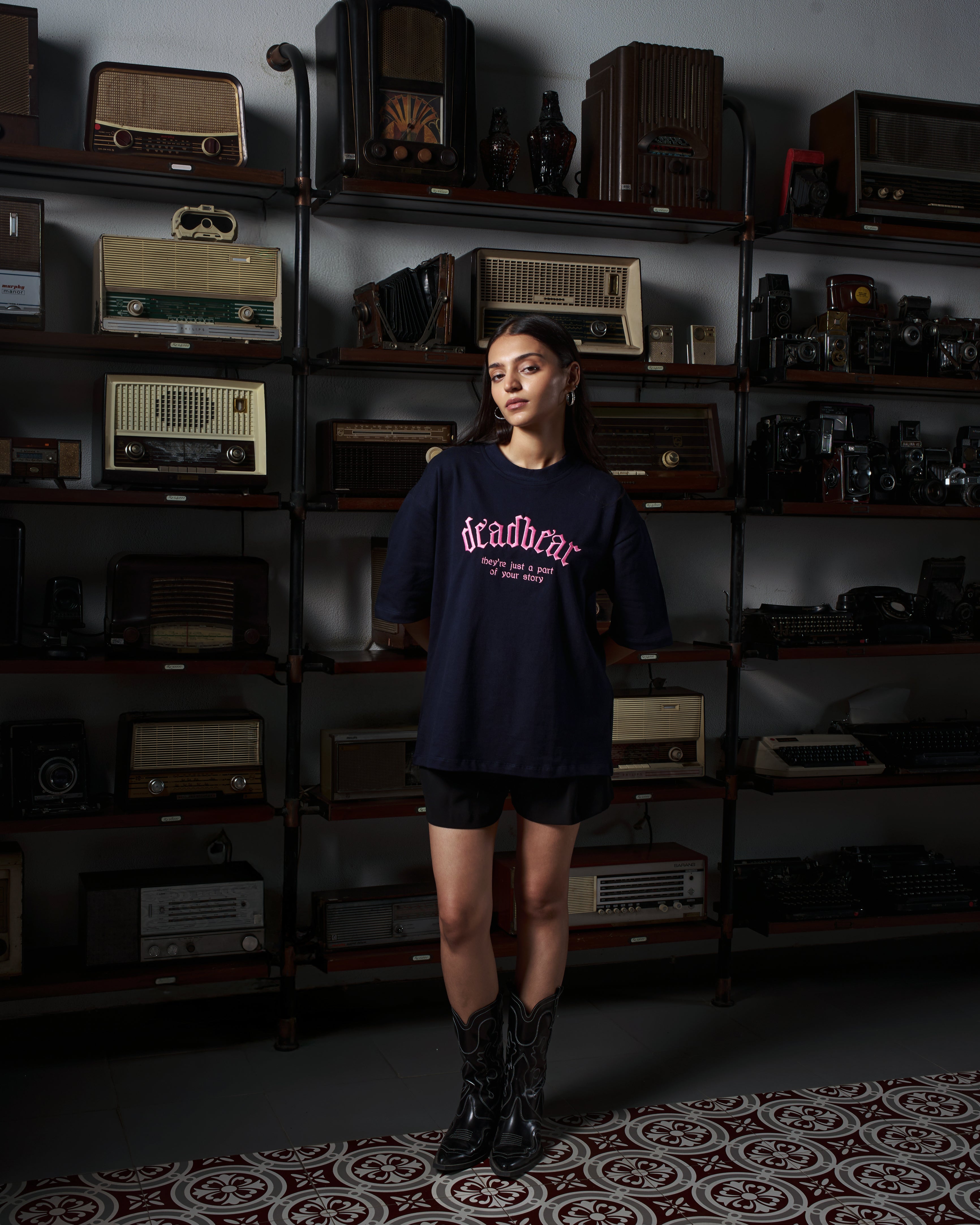 Phases Tee Navy