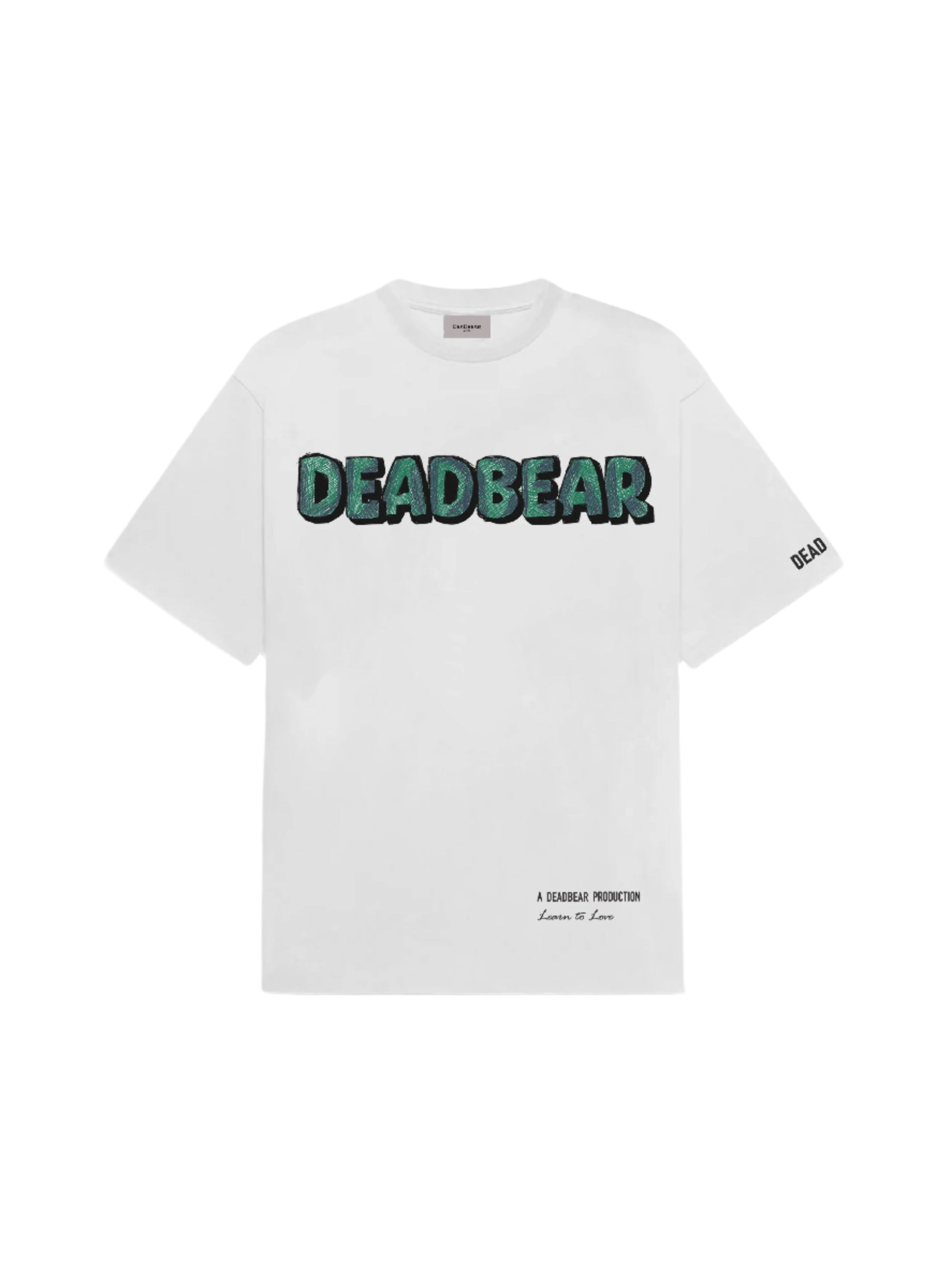 Learn To Love Cream White Tee