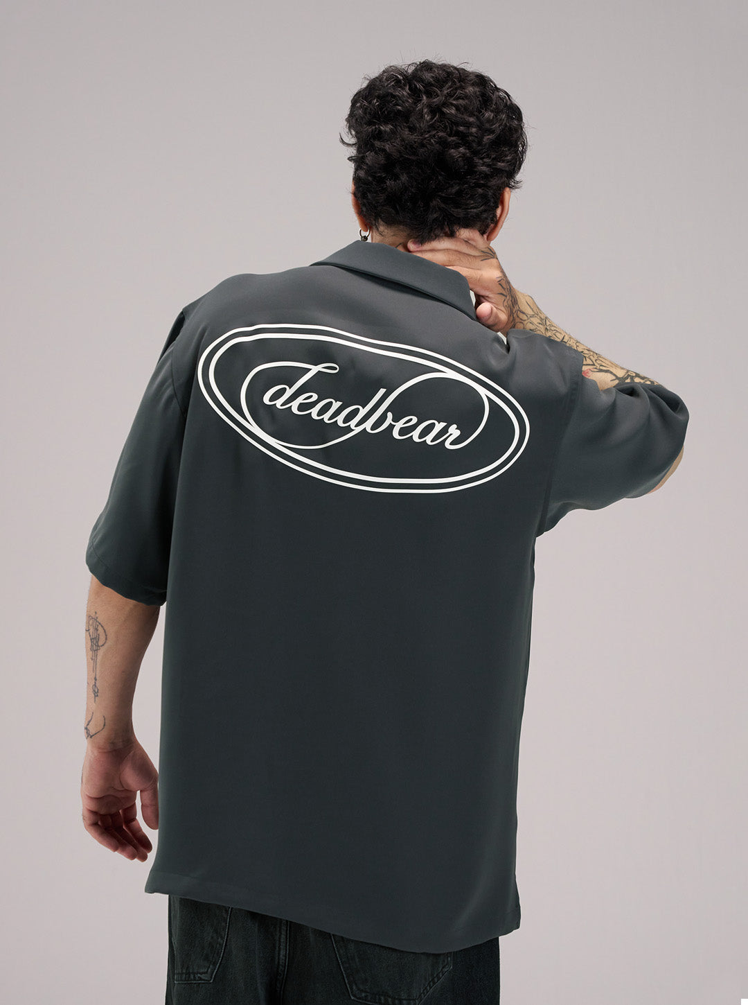 Signature Bowling Shirt Grey