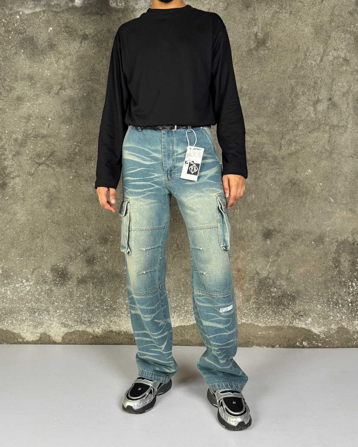 Crackle Cargo-Indigo Tint