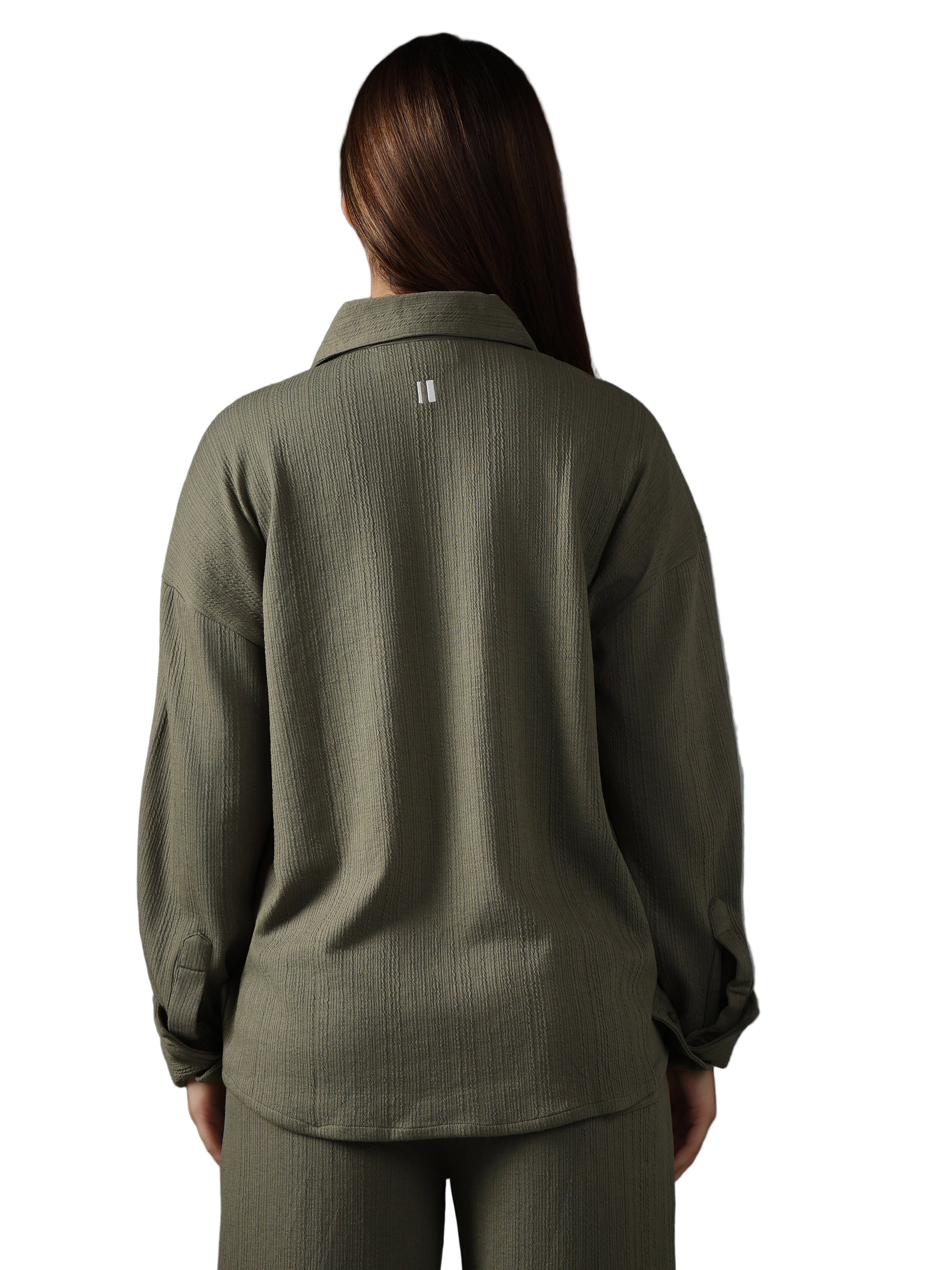 Crossknit Olive Shirt