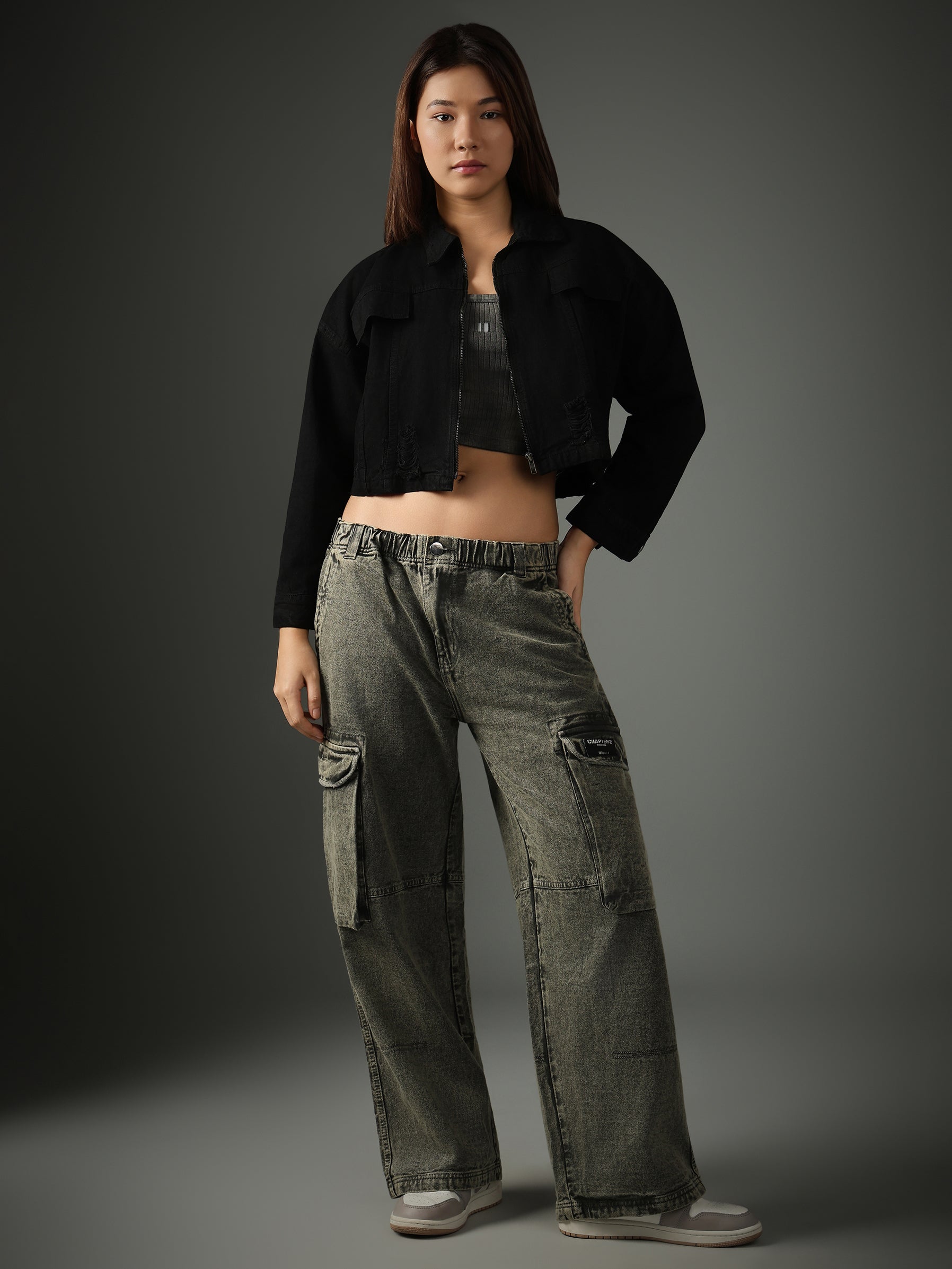 Black Cropped Jacket